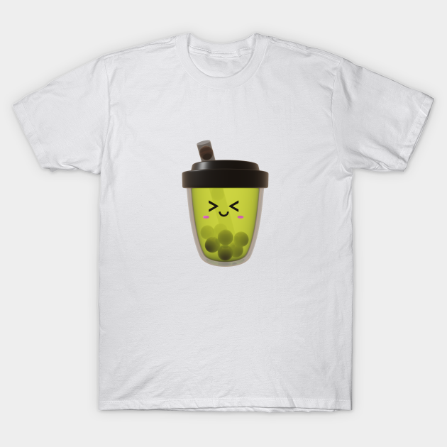 Adorable little green tea boba drink! Boba Green Tea TShirt